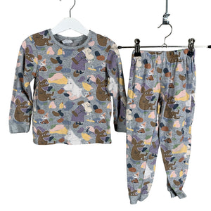 Unisex Moomin by Martinex - Yöasu, koko 98 - 104 - Harmaa (1)