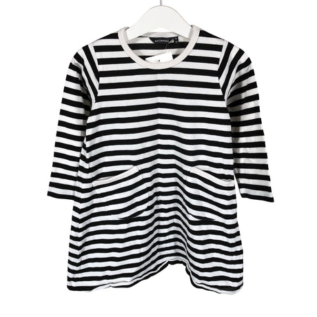 Tyttöjen Marimekko - Trikoomekko, koko 92 - 98 - Musta ()