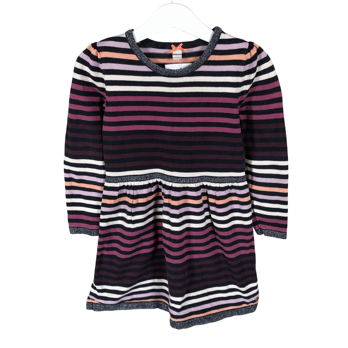 Tyttöjen Esprit - Neulemekko, koko 104 - 110 - Violetti (1)