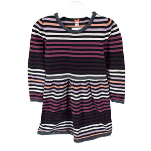 Tyttöjen Esprit - Neulemekko, koko 104 - 110 - Violetti (1)