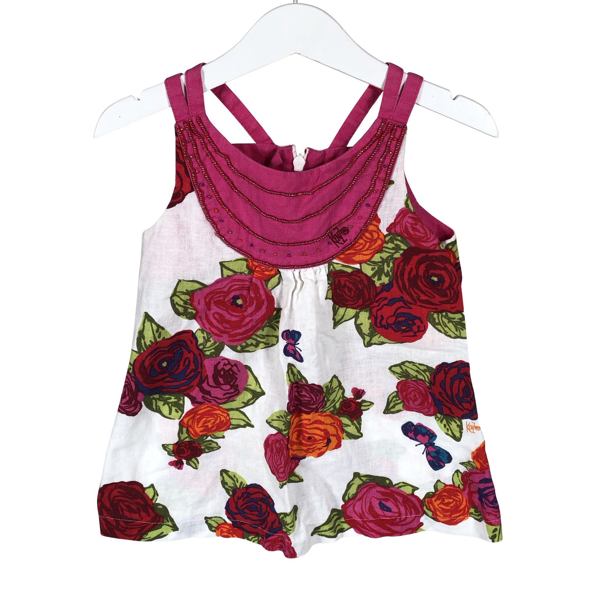 Tyttöjen Kenzo Kids - Toppi, koko 104 - 110 - Valkoinen (1)