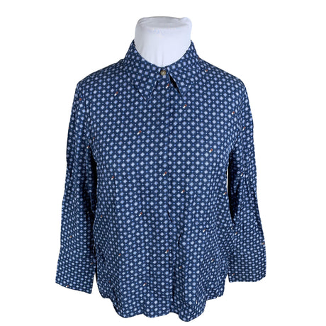 Naisten Tommy Hilfiger - Kauluspaita, koko 42 - Sininen ()