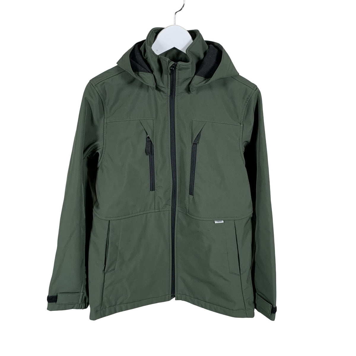 Unisex Name It - Softshell-takki, koko 158 - 164 - Vihreä (1)