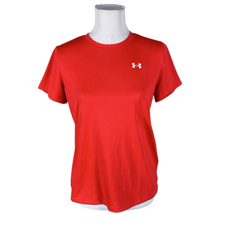 Naisten Under Armour - Urheilupaita, lyhyet hihat, koko 36 - Punainen ()