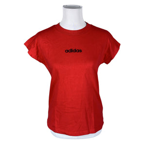 Naisten Adidas - T-paita, koko 38 - Punainen (1)