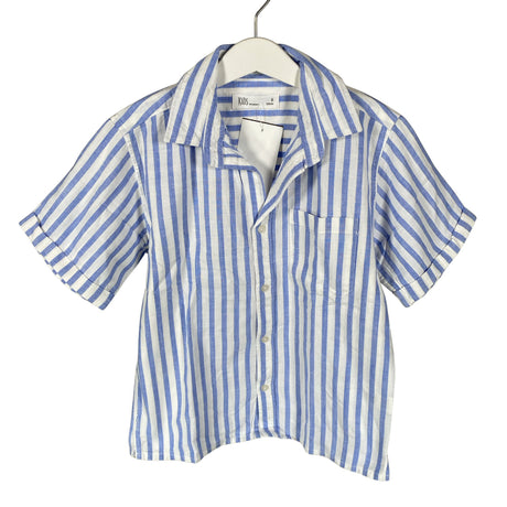 Unisex Kid's - Kauluspaita, koko 122 - 128 - Sininen ()