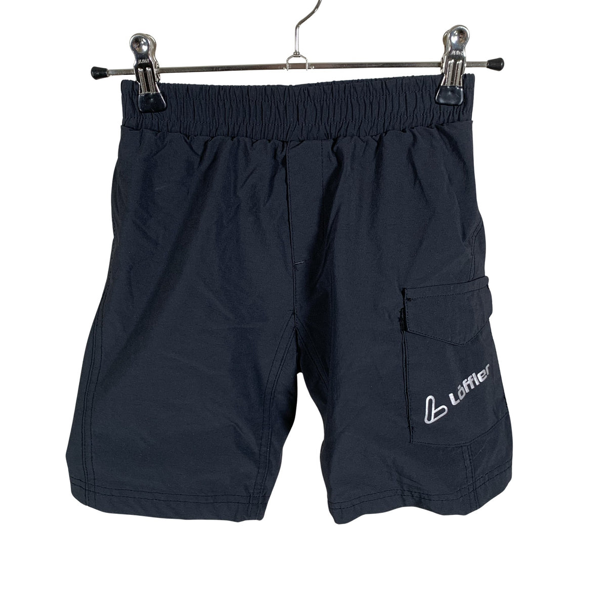 Unisex Löffler - Urheilushortsit, koko 122 - 128 - Musta (1)