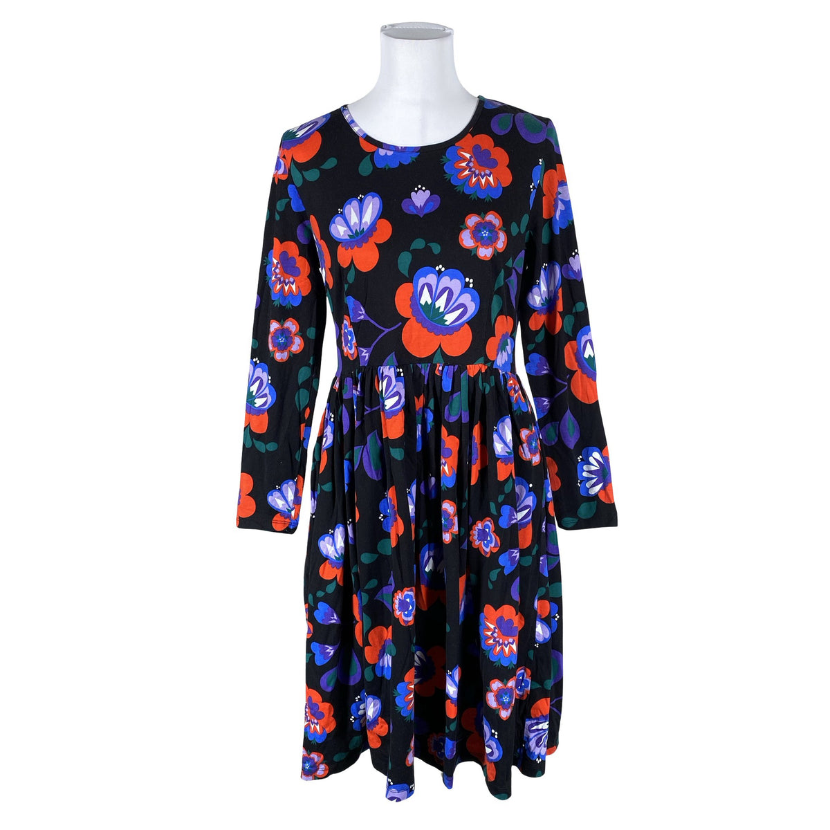 Naisten Marimekko - Trikoomekko, koko 40 - Musta (1)