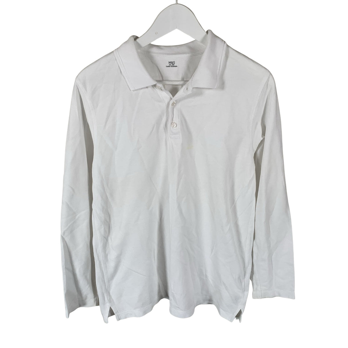 Poikien Marks&Spencer - Pikeepaita, koko 158 - 164 - Valkoinen (1)