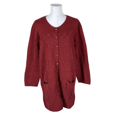 Naisten Gudrun Sjöden - Neuletakki, koko 40 - Viininpunainen ()