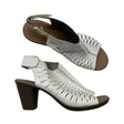 Naisten Rieker - Korolliset sandaalit, koko 39 - Valkoinen ()