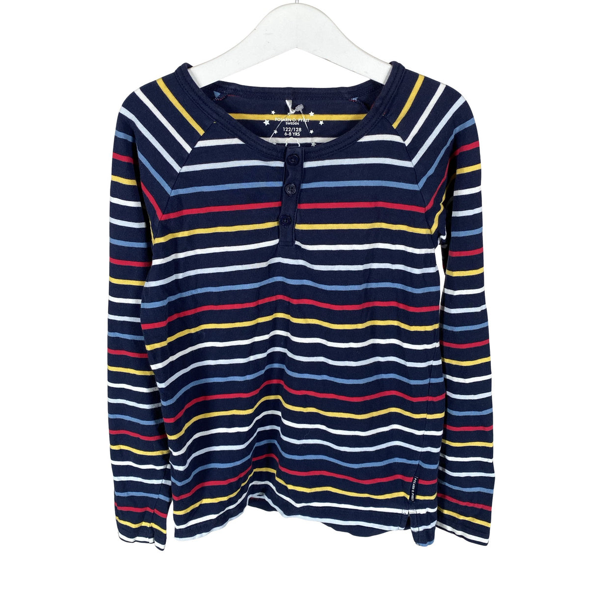 Unisex Polarn O. Pyret - Yöpaita, koko 122 - 128 - Sininen (1)
