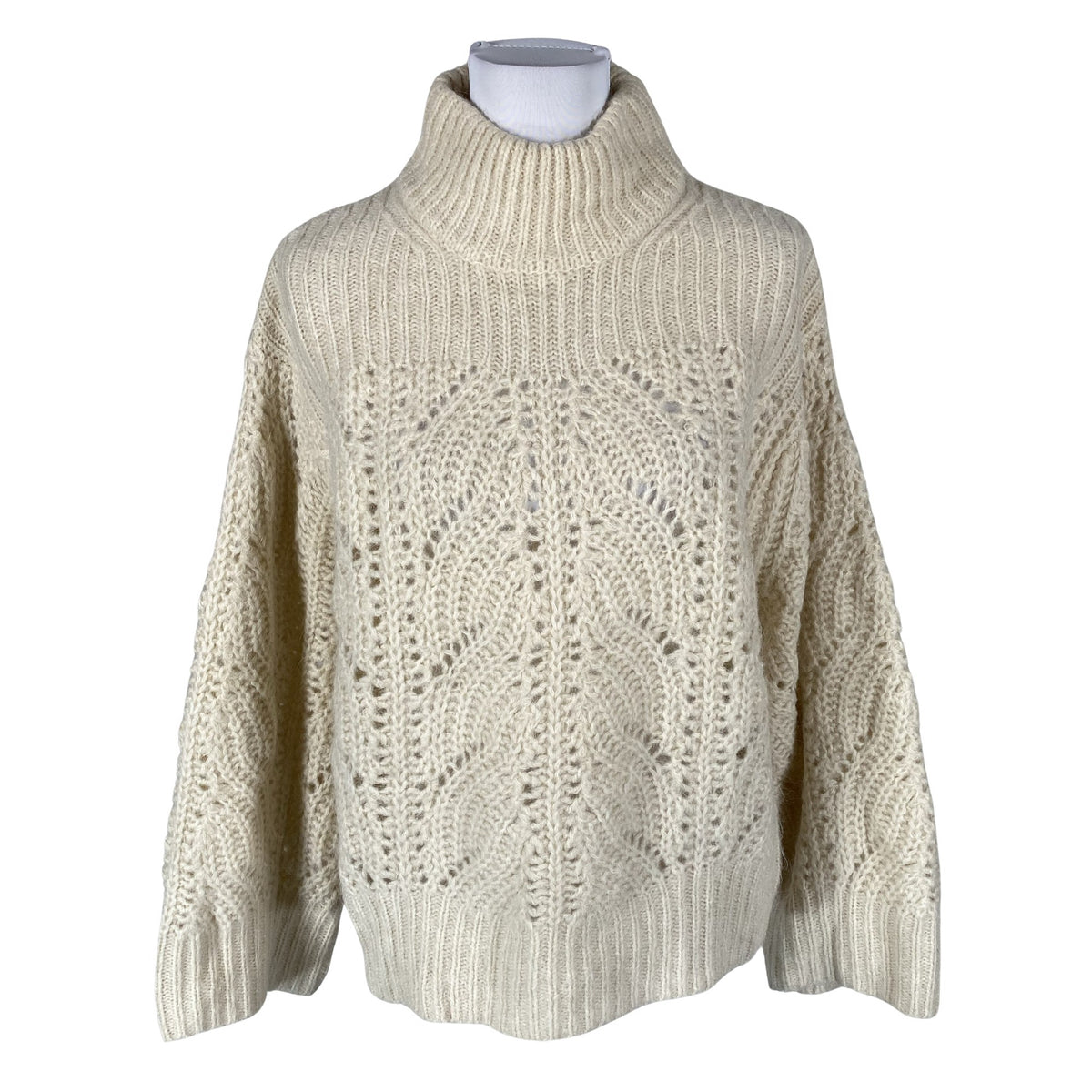 Naisten InWear - Neulepaita, koko 36 - Luonnonvalkoinen (1)