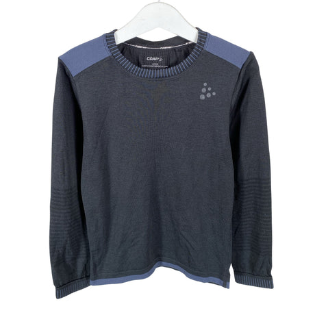 Unisex Craft - Urheilupaita, pitkät hihat, koko 122 - 128 - Musta ()