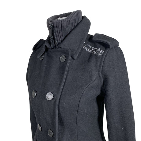 Naisten Superdry - Villakangastakki, koko 36 - Musta (2)