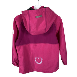 Tyttöjen Icepeak - Softshell-takki, koko 104 - 110 - Pinkki (2)
