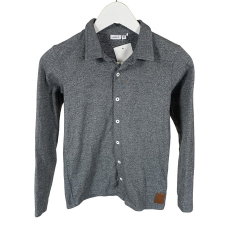 Unisex Name It - Kauluspaita, koko 134 - 140 - Harmaa ()