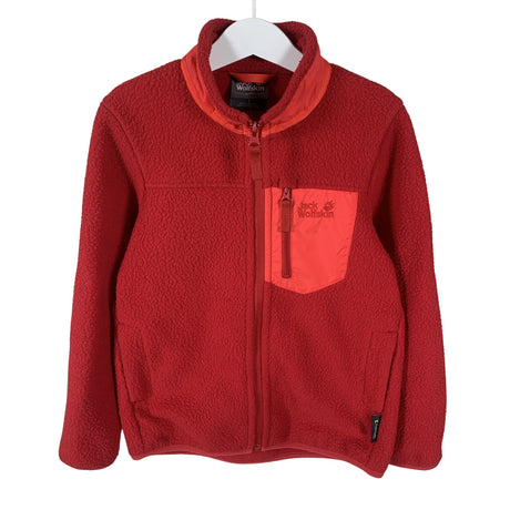 Unisex Jack Wolfskin - Fleecetakki, koko 122 - 128 - Punainen ()