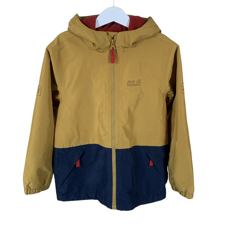 Unisex Jack Wolfskin - Kevyttoppatakki, koko 122 - 128 - Keltainen ()