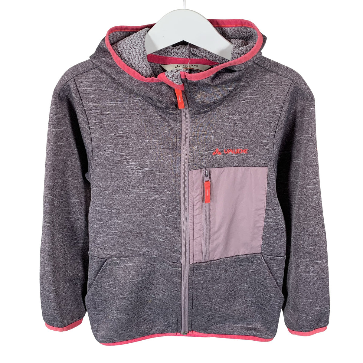 Unisex Vaude - Fleecetakki, koko 110 - 116 - Violetti (1)