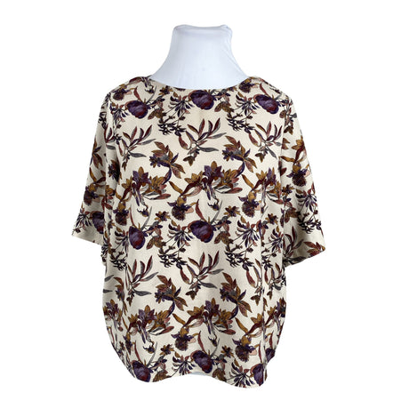 Naisten Y.A.S - Lyhythihainen pusero, koko 42 - Beige ()