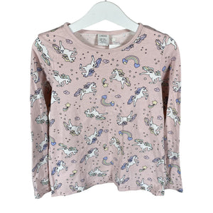 Unisex Lindex - Trikoopaita, koko 116 - 122 - Vaaleanpunainen (1)