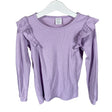 Tyttöjen Lindex - Trikoopaita, koko 116 - 122 - Violetti ()