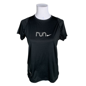 Naisten Nike - Urheilupaita, lyhyet hihat, koko 38 - Musta (1)