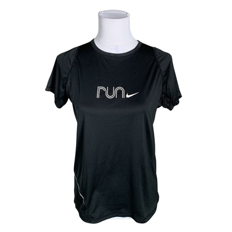 Naisten Nike - Urheilupaita, lyhyet hihat, koko 38 - Musta ()