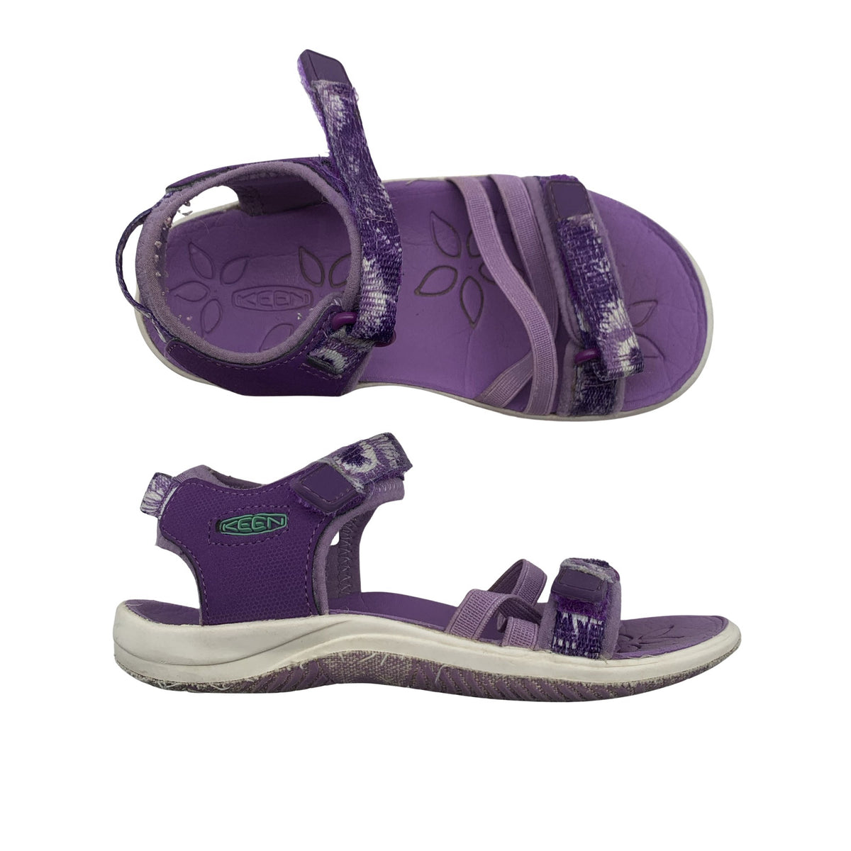 Tyttöjen Keen - Sandaalit, koko 27 - Violetti (1)