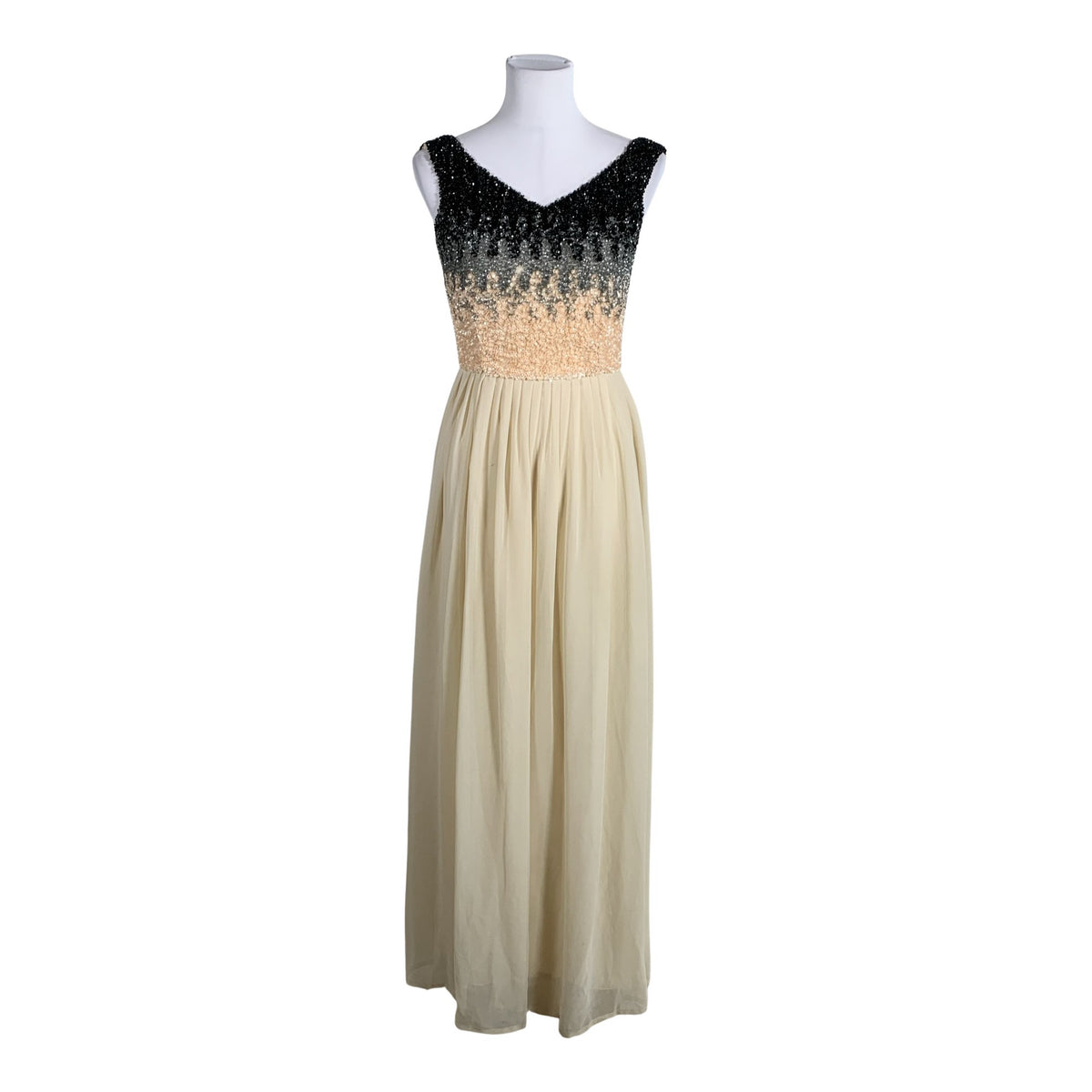 Naisten Lace & Beads - Maksimekko, koko 34 - Beige (1)