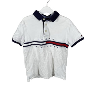 Unisex Tommy Hilfiger - Pikeepaita, koko 122 - 128 - Valkoinen (1)