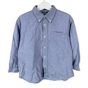 Unisex Benetton - Kauluspaita, koko 116 - 122 - Vaaleansininen (1)