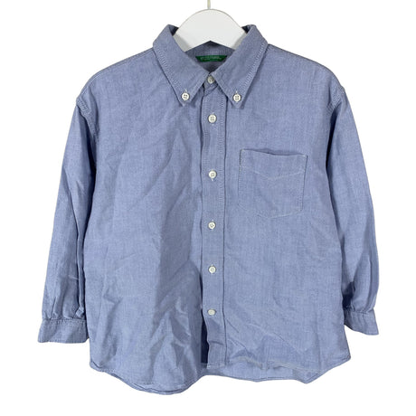 Unisex Benetton - Kauluspaita, koko 116 - 122 - Vaaleansininen ()