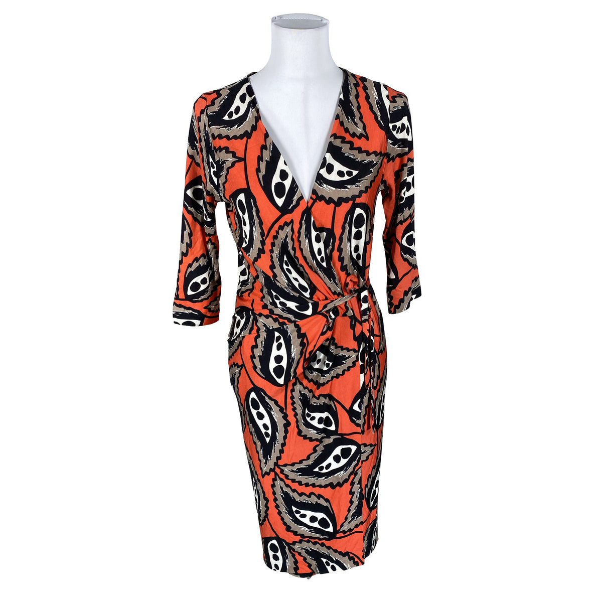 Naisten Diane von Furstenberg - Trikoomekko, koko 40 - Punainen (1)