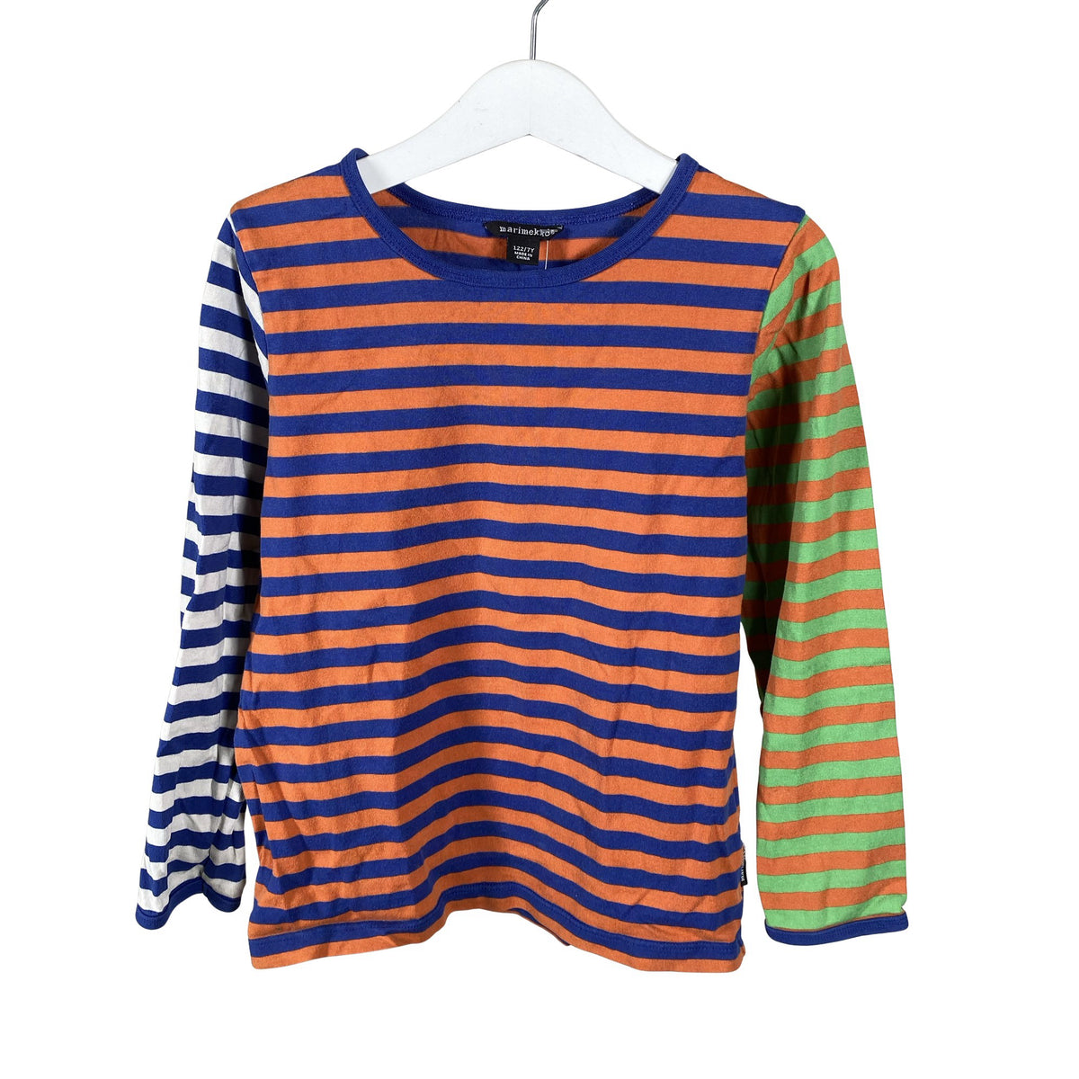 Unisex Marimekko - Trikoopaita, koko 116 - 122 - Sininen (1)