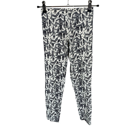 Unisex Aarrelabel - Leggingsit, koko 128 - 134 - Luonnonvalkoinen ()
