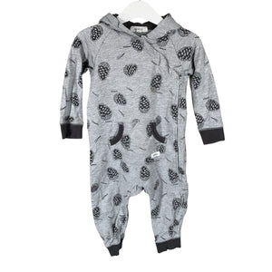Unisex Newbie - Haalari, koko 80 - 86 - Harmaa (1)