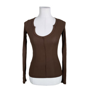 Naisten Skims - Trikoopaita, koko 32 - Ruskea (1)