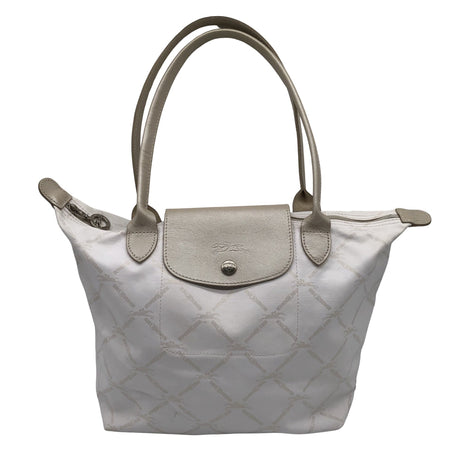 Naisten Longchamp - Käsilaukku, koko Midi - Valkoinen ()