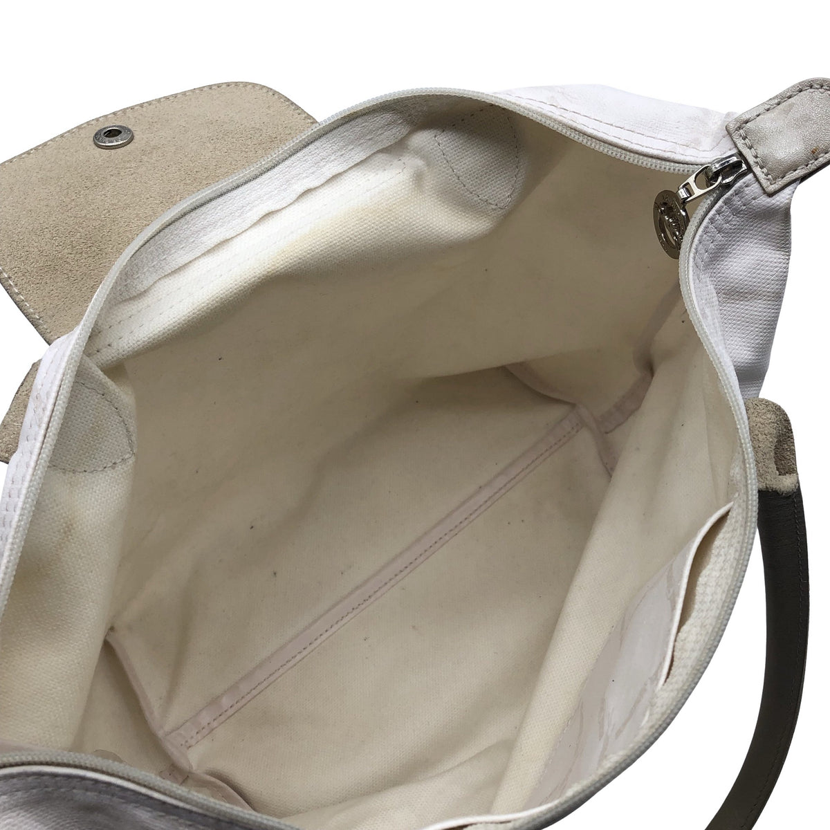 Naisten Longchamp - Käsilaukku, koko Midi - Valkoinen (3)