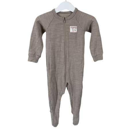Unisex Ruskovilla - Villahaalari, koko 74 - 80 - Beige ()