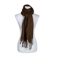 Naisten Pashmina - Huivi, koko Maxi - Ruskea ()