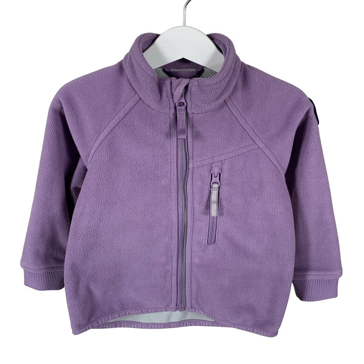 Unisex Polarn O. Pyret - Fleecetakki, koko 80 - 86 - Violetti (1)