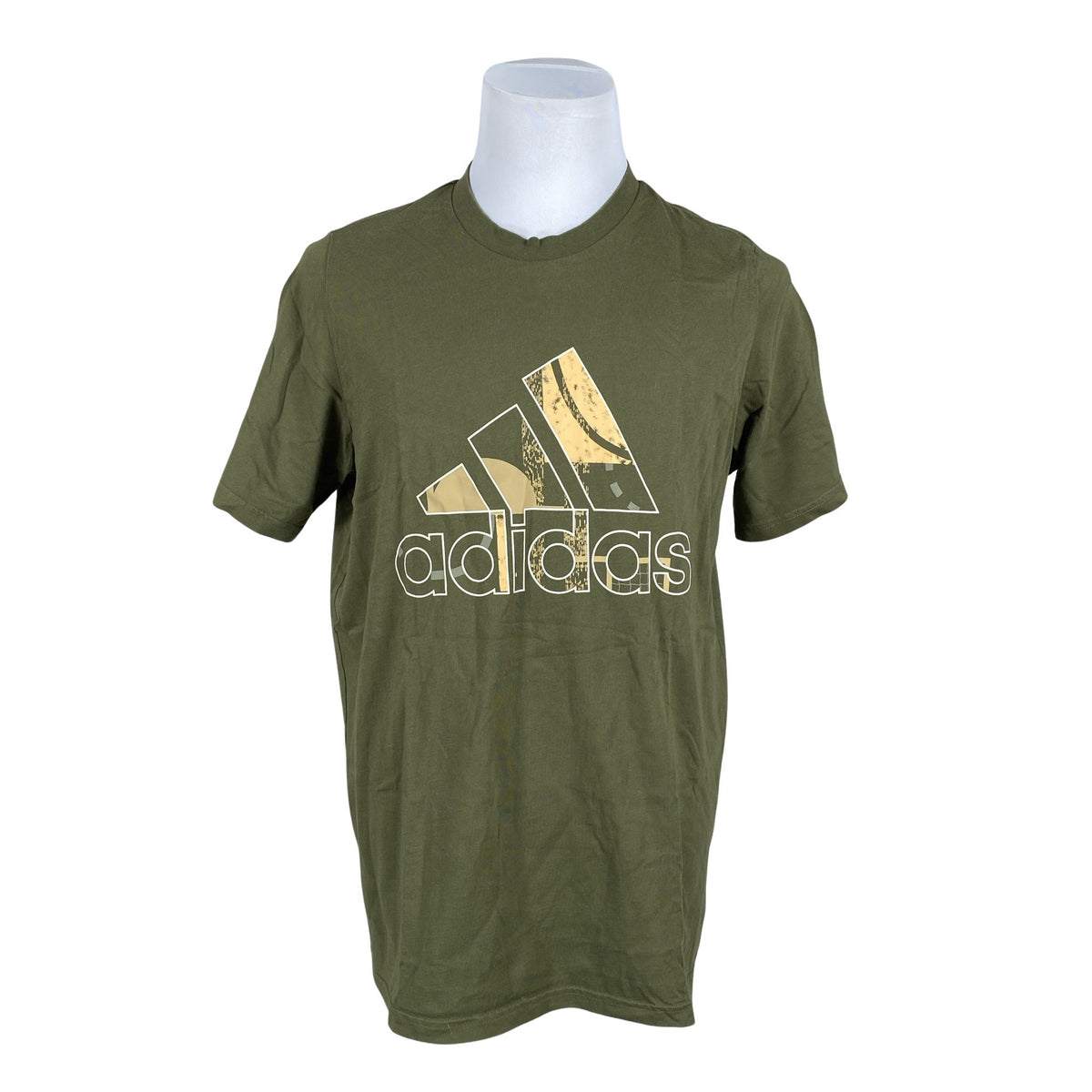 Miesten Adidas - T-paita, koko L - Vihreä (1)