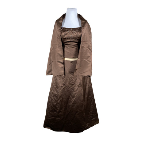 Naisten Alexia Designs - Juhlamekko, koko 42 - Ruskea (2)