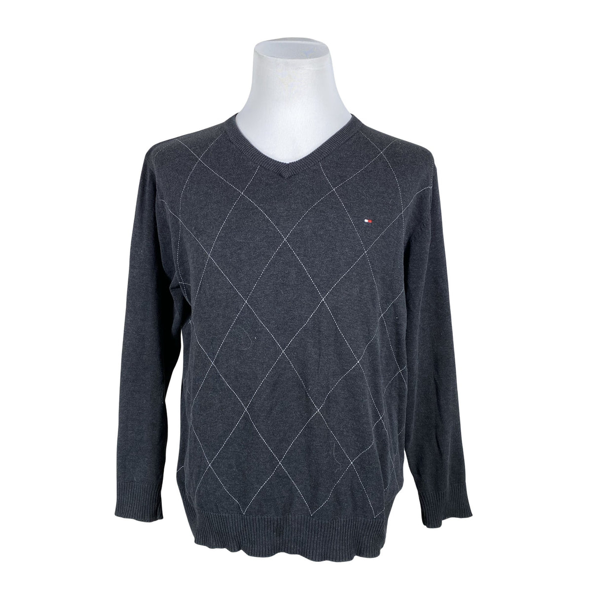 Miesten Tommy Hilfiger - Neulepaita, koko XL - Harmaa (1)