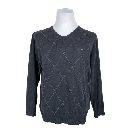 Miesten Tommy Hilfiger - Neulepaita, koko XL - Harmaa ()