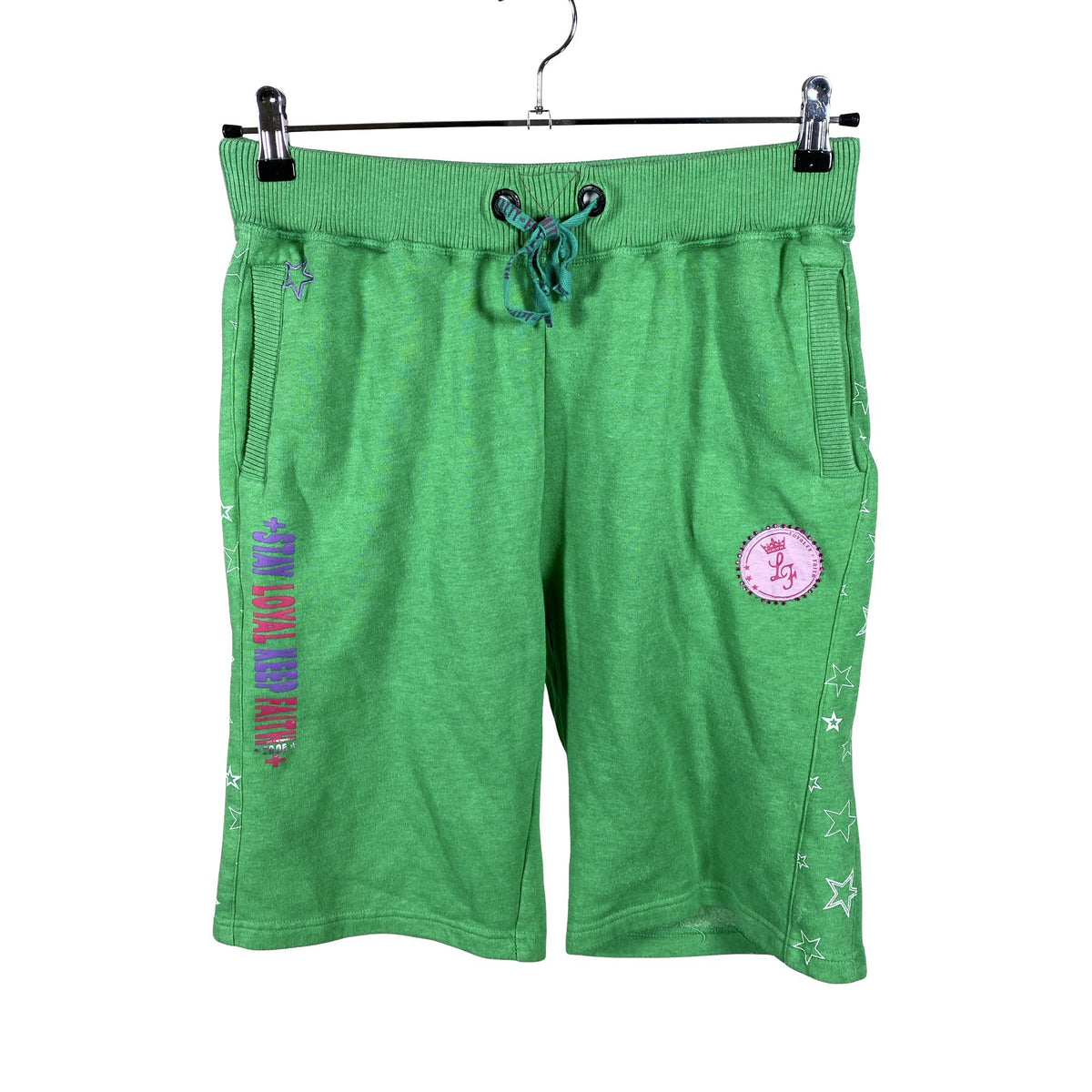 Unisex Loyalty & Faith - Collegeshortsit, koko 146 - 152 - Vihreä (1)