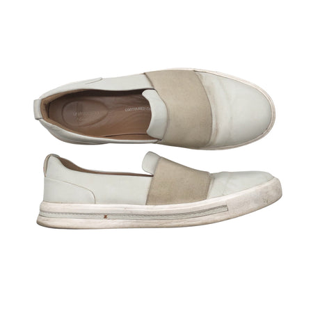 Naisten Clarks - Loaferit, koko 41 - Valkoinen ()
